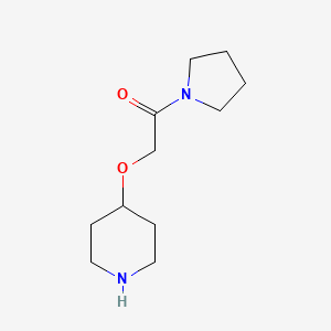 4-(2-Oxo-2-pyrrolidin-1-ylethoxy)piperidine