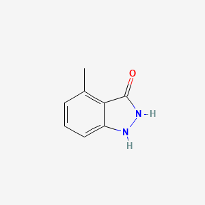 molecular formula C8H8N2O B1614393 3-Hydroxy-4-methyl-1h-indazole CAS No. 220707-47-1
