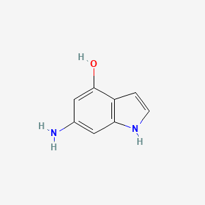 molecular formula C8H8N2O B1614423 6-amino-1H-indol-4-ol CAS No. 885520-39-8