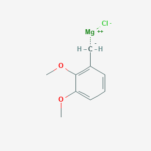 molecular formula C9H11ClMgO2 B1614442 2,3-Dimethoxybenzylmagnesium chloride CAS No. 738580-42-2