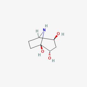 molecular formula C7H13NO3 B1614448 Calystegine A7 CAS No. 197565-90-5