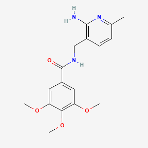 molecular formula C17H21N3O4 B1614459 Trimetamide CAS No. 5789-72-0