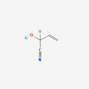 molecular formula C4H5NO B1614461 2-Hydroxy-3-butenenitrile CAS No. 5809-59-6