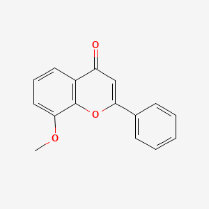 molecular formula C16H12O3 B1614463 8-Methoxyflavone CAS No. 26964-26-1