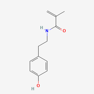 molecular formula C12H15NO2 B1614464 N-Methacryloyltyramine CAS No. 37140-99-1