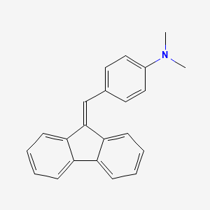 molecular formula C22H19N B1614482 9-(4-(Dimethylamino)benzylidene)fluorene CAS No. 2871-86-5