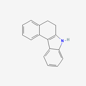 molecular formula C16H13N B1614483 6,7-Dihydro-5h-benzo[c]carbazole CAS No. 5425-53-6