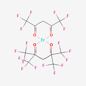 molecular formula C15H6ErF18O6 B1614492 Erbium;1,1,1,5,5,5-hexafluoropentane-2,4-dione CAS No. 70332-27-3