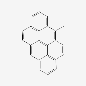 molecular formula C23H14 B1614501 Dibenzo(def,mno)chrysene, 12-methyl- CAS No. 31927-64-7