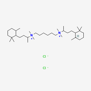 molecular formula C36H74Cl2N2 B1614506 Triclobisonium chloride CAS No. 79-90-3