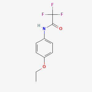 molecular formula C10H10F3NO2 B1614508 N-(4-ethoxyphenyl)-2,2,2-trifluoroacetamide CAS No. 457-53-4