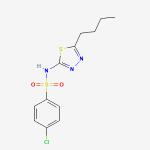 molecular formula C12H14ClN3O2S2 B1614512 Butadiazamide CAS No. 7007-88-7