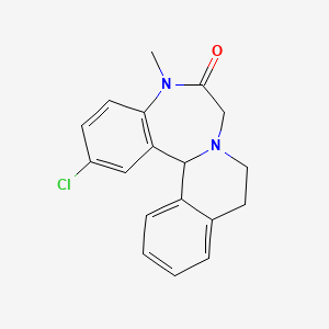 molecular formula C18H17ClN2O B1614513 克拉唑兰 CAS No. 7492-29-7