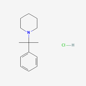 B1614518 Piperidine, 1-(alpha,alpha-dimethylbenzyl)-, hydrochloride CAS No. 21602-56-2