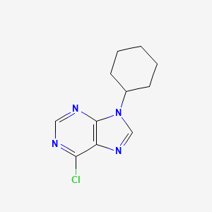 6-Chloro-9-cyclohexyl-9h-purine