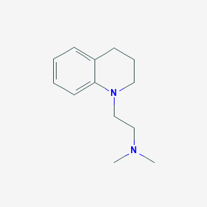 molecular formula C13H20N2 B1614527 2-(3,4-Dihydroquinolin-1(2h)-yl)-n,n-dimethylethanamine CAS No. 46396-39-8