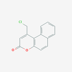 molecular formula C14H9ClO2 B1614539 1-(氯甲基)-3H-苯并[f]色满-3-酮 CAS No. 41295-62-9