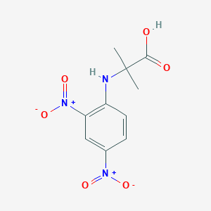 molecular formula C10H11N3O6 B1614547 n-(2,4-Dinitrophenyl)-2-methylalanine CAS No. 90841-06-8