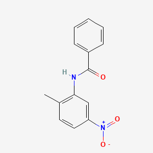 molecular formula C14H12N2O3 B1614549 N-(2-甲基-5-硝基苯基)苯甲酰胺 CAS No. 4771-07-7