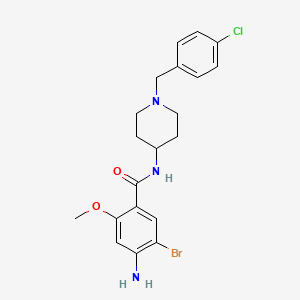 molecular formula C20H23BrClN3O2 B1614555 Broclepride CAS No. 71195-56-7