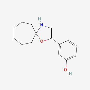 molecular formula C15H21NO2 B1614557 Ciclafrine CAS No. 55694-98-9