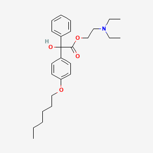 4-(Hexyloxy)benzilic acid 2-diethylaminoethyl ester