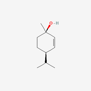 molecular formula C10H18O B1614566 cis-4-(Isopropyl)-1-methylcyclohex-2-en-1-ol CAS No. 29803-82-5