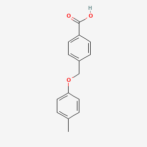 molecular formula C15H14O3 B1614581 4-[(4-甲基苯氧基)甲基]苯甲酸 CAS No. 88382-46-1