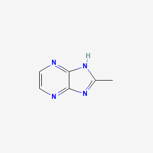 molecular formula C6H6N4 B1614599 2-Methyl-1h-imidazo[4,5-b]pyrazine CAS No. 38956-46-6