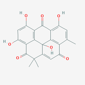 molecular formula C22H16O7 B016146 抗黄素 CAS No. 29706-96-5