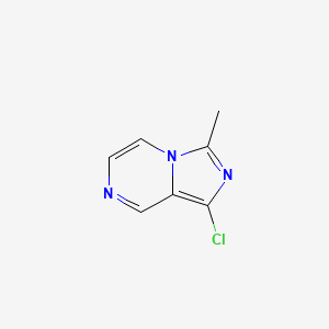 molecular formula C7H6ClN3 B1614601 1-Chloro-3-methylimidazo[1,5-a]pyrazine CAS No. 56481-30-2