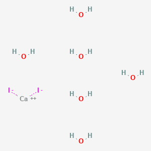 molecular formula CaH12I2O6 B161461 六水合碘化钙 CAS No. 10031-31-9