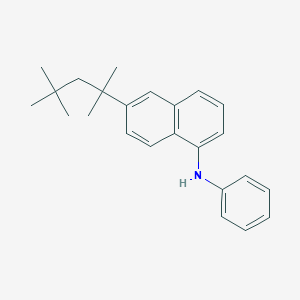 molecular formula C24H29N B1614623 (2,4,4-Trimethylpent-2-yl)-N-phenyl-1-naphthylamine CAS No. 68259-36-9