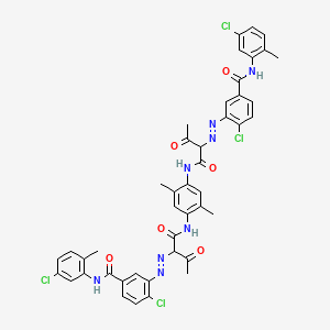 molecular formula C44H38Cl4N8O6 B1614626 Pigment Yellow 95 CAS No. 5280-80-8