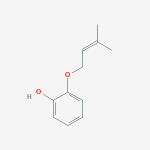 B161463 2-(3-Methylbut-2-enyloxy)phenol CAS No. 132277-33-9