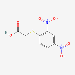 molecular formula C8H6N2O6S B1614632 [(2,4-Dinitrophenyl)thio]acetic acid CAS No. 32403-69-3