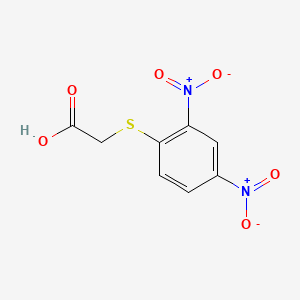 molecular formula C8H6N2O6S B1614632 [(2,4-二硝基苯基)硫代]乙酸 CAS No. 32403-69-3