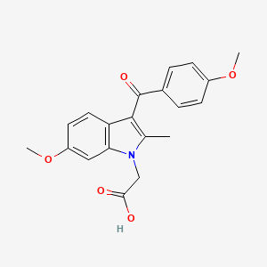 molecular formula C20H19NO5 B1614650 Duometacin CAS No. 25771-23-7