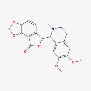 molecular formula C21H21NO6 B1614652 Corlumine CAS No. 485-51-8