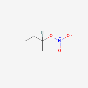 molecular formula C4H9NO3 B1614657 Nitric acid, 1-methylpropyl ester CAS No. 924-52-7
