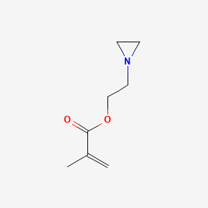 molecular formula C8H13NO2 B1614665 2-(1-Aziridinyl)ethyl methacrylate CAS No. 6498-81-3