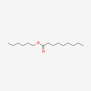 molecular formula C15H30O2 B1614666 己基癸酸酯 CAS No. 6561-39-3