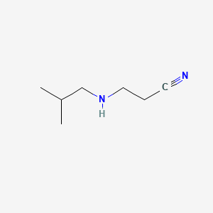 molecular formula C7H14N2 B1614669 3-Isobutylamino-propionitrile CAS No. 14278-96-7