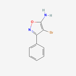 molecular formula C9H7BrN2O B1614671 5-Amino-4-bromo-3-phenylisoxazole CAS No. 28884-13-1