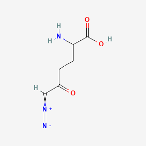 molecular formula C6H9N3O3 B1614673 6-Diazo-5-oxo-norleucine CAS No. 764-17-0