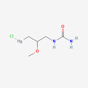 B1614676 Chlormerodrin CAS No. 62-37-3