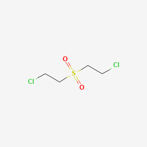 molecular formula C4H8Cl2O2S B1614677 双(2-氯乙基)砜 CAS No. 471-03-4