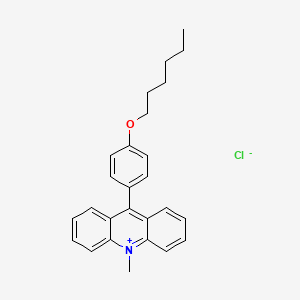 molecular formula C26H28ClNO B1614688 Phenacridane chloride CAS No. 3131-08-6