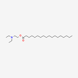 molecular formula C24H49NO2 B1614691 Diethylaminoethyl stearate CAS No. 3179-81-5