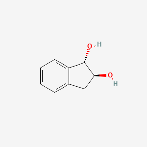 1H-Indene-1,2-diol, 2,3-dihydro-, trans-
